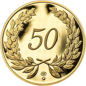 Zlatý dukát k životnímu výročí 100 let Proof, Zlatý dukát k životnímu výročí 100 let Proof - 1