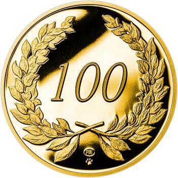 Zlatý dukát k životnímu výročí 100 let Proof, Zlatý dukát k životnímu výročí 100 let Proof - 1