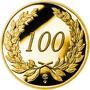 Zlatý dukát k životnímu výročí 100 let Proof, Zlatý dukát k životnímu výročí 100 let Proof - 1/2