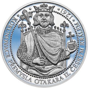 Korunovace Přemysla Otakara II. českým králem -  stříbro Proof - 1