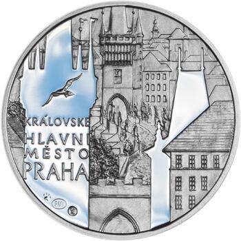 Královské hlavní město Praha - stříbro 28 mm Proof - 1