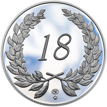 Medaile k životnímu výročí 30 let - 1 Oz stříbro Proof, 30 let - 1