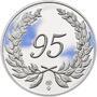 Medaile k životnímu výročí 95 let - 1 Oz stříbro Proof, 95 let - 1/3