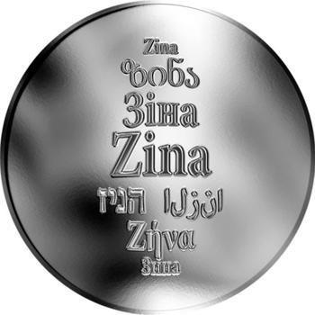 Česká jména - Zina - stříbrná medaile - 1