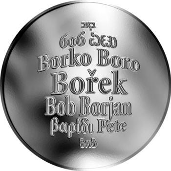 Česká jména - Bořek - stříbrná medaile - 1