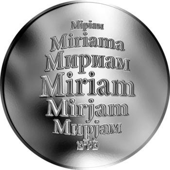 Česká jména - Miriam - stříbrná medaile - 1