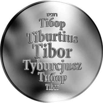 Česká jména - Tibor - stříbrná medaile - 1