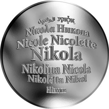 Česká jména - Nikola - stříbrná medaile - 1