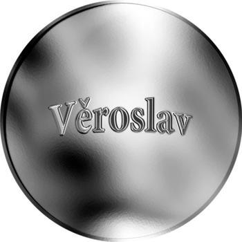 Česká jména - Věroslav - stříbrná medaile - 1