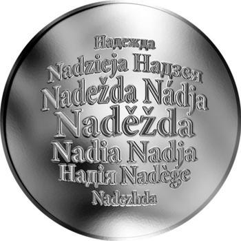Česká jména - Naděžda - stříbrná medaile - 1