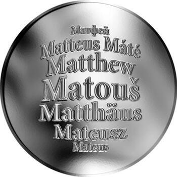 Česká jména - Matouš - stříbrná medaile - 1