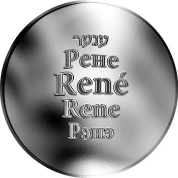 Česká jména - René - stříbrná medaile - 1