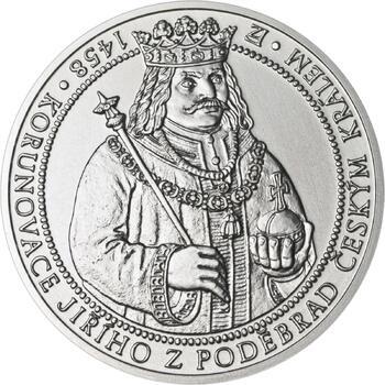 550 let od korunovace Jiřího z Poděbrad českým králem - stříbro b.k. - 1