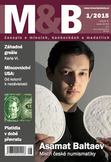 časopis Mince a bankovky č.1 rok 2015