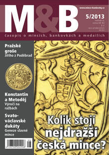 časopis Mince a bankovky č.5 rok 2013