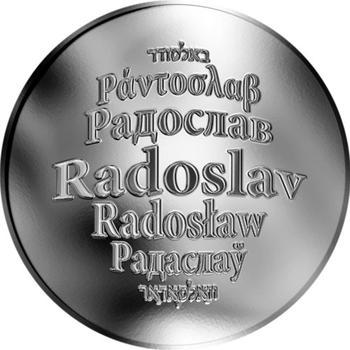 Česká jména - Radoslav - stříbrná medaile - 1