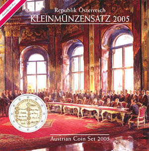 Oběhové mince 2005 Unc. Rakousko