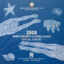 2009 Oběhové mince Itálie + € 5 Rome - XIII FINA World Championships + € 2 10 Years of EMU - 1/3