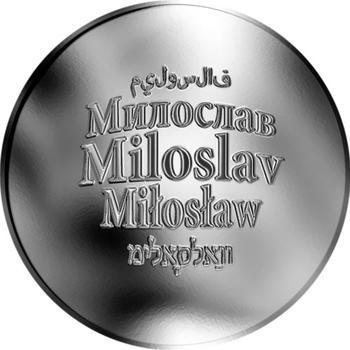 Česká jména - Miloslav - stříbrná medaile - 1