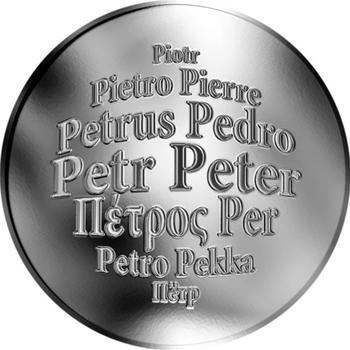 Česká jména - Petr - stříbrná medaile - 1