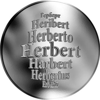 Česká jména - Herbert - stříbrná medaile - 1