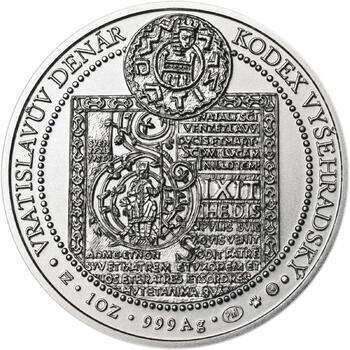 Korunovace Vratislava II. českým králem - stříbro b.k. - 2