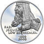 RABÍ JEHUDA LÖW – návrhy mince 200 Kč - sada II. tří Ag medailí 34 mm Proof v etui - 2/7