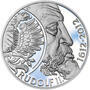RUDOLF II. – návrhy mince 200 Kč - sada tří Ag medailí 34 mm Proof v etui - 2/7
