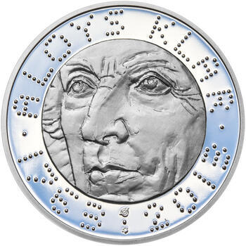 ALOYS KLAR – návrhy mince 200 Kč - sada tří Ag medailí 34 mm Proof v etui - 2