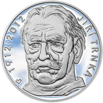 JIŘÍ TRNKA – návrhy mince 500 Kč - sada tří Ag medailí 34 mm Proof v etui - 2