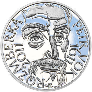 PETR VOK Z ROŽMBERKA – návrhy mince 200 Kč - sada tří Ag medailí 34 mm Proof v etui - 2