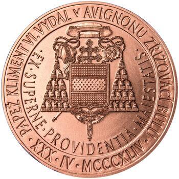 Povýšení pražského biskupství na arcibiskupství - 670 let - 1 Oz Měď b.k. - 2