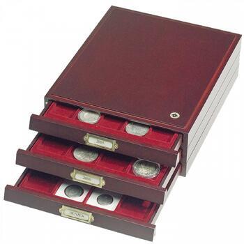 Elegantní mincovní kazeta z mahagonového dřeva HMB 20 M - 2