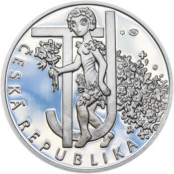JIŘÍ TRNKA – návrhy mince 500 Kč - sada tří Ag medailí 34 mm Proof v etui - 3