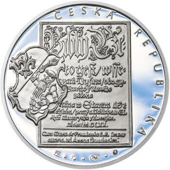JIŘÍ MELANTRICH Z AVENTINA – návrhy mince 200 Kč - sada tří Ag medailí 34 mm Proof v etui - 3