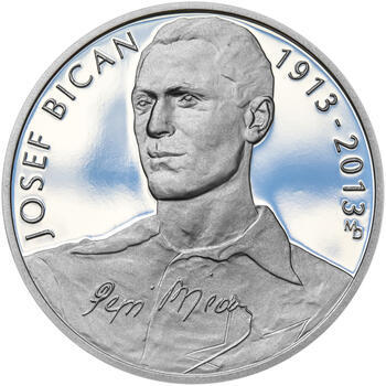JOSEF BICAN – návrhy mince 200 Kč - sada tří Ag medailí 34 mm Proof v etui - 4