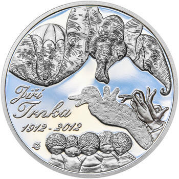 JIŘÍ TRNKA – návrhy mince 500 Kč - sada tří Ag medailí 34 mm Proof v etui - 5