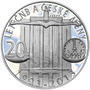 20 LET ČNB A ČESKÉ MĚNY – návrhy mince 200 Kč - sada tří Ag medailí 34 mm Proof v etui - 6/7