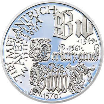 JIŘÍ MELANTRICH Z AVENTINA – návrhy mince 200 Kč - sada tří Ag medailí 34 mm Proof v etui - 6