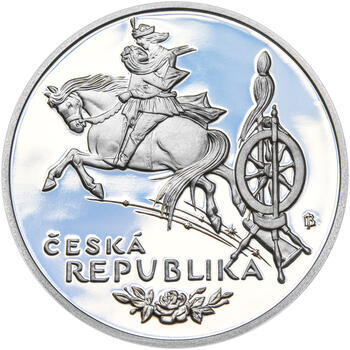 KAREL JAROMÍR ERBEN – návrhy mince 500 Kč - sada tří Ag medailí 34 mm Proof v etui - 7